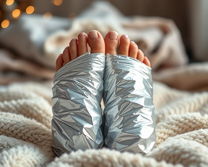 Owijanie stóp folią aluminiową – korzyści i praktyczne porady